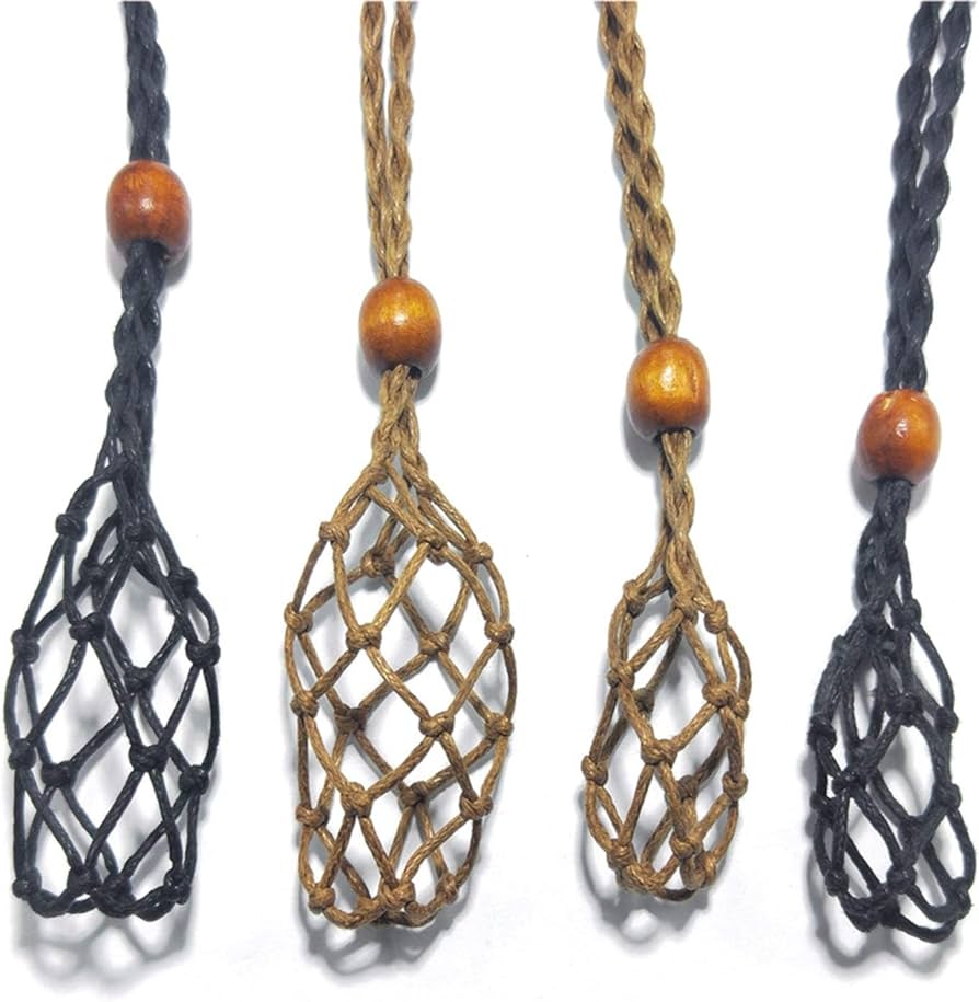 Crystal Rope Holder Necklace