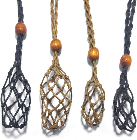 Crystal Rope Holder Necklace