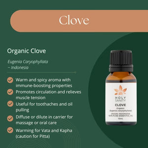 Organic Clove Essential Oil (15ml)