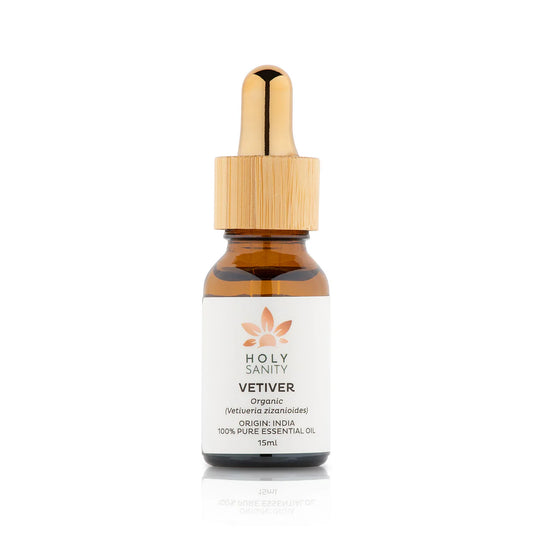 Organic Vetiver Essential Oil 15ml