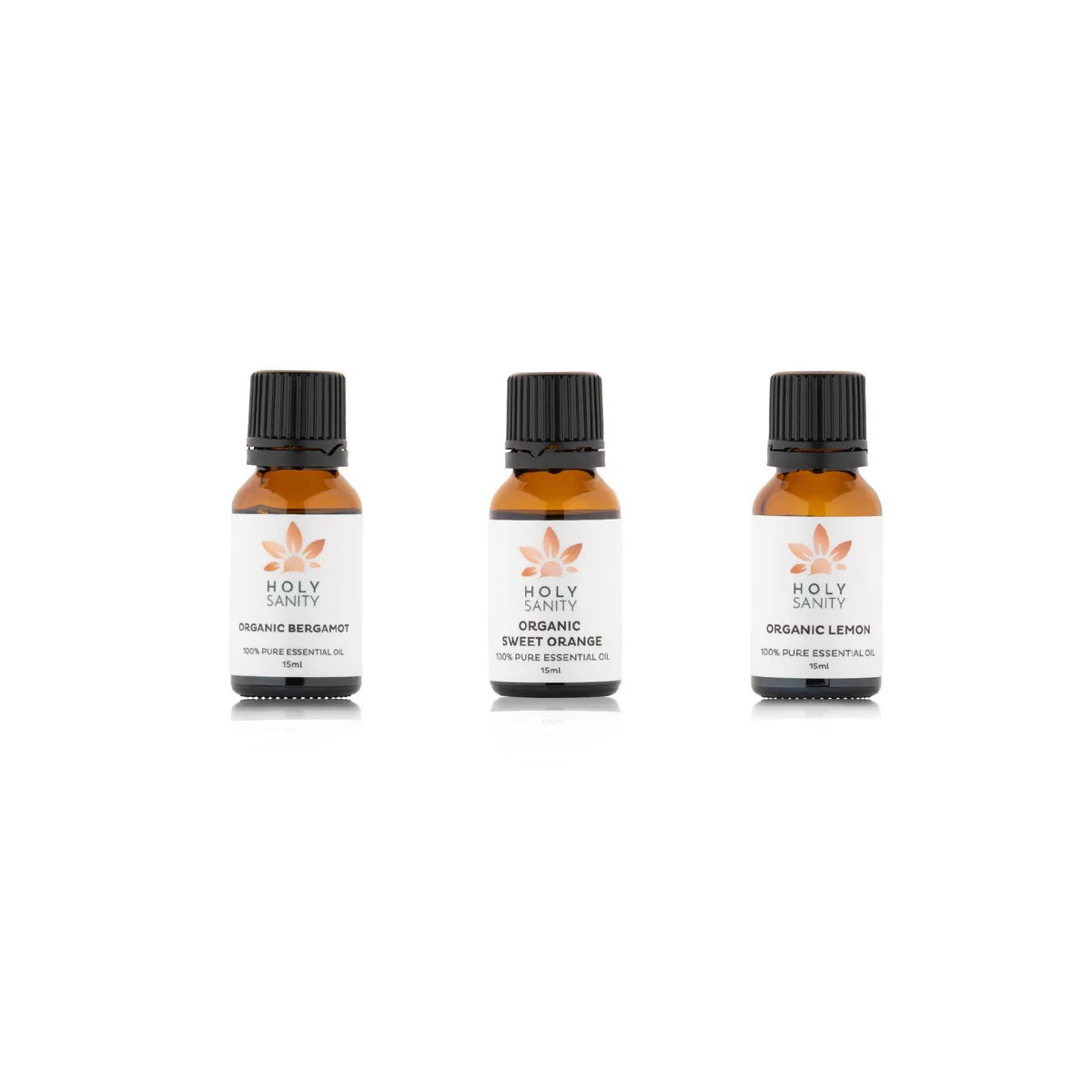 Citrus Burst Organic Essential Oil Bundle (15ml x 3)